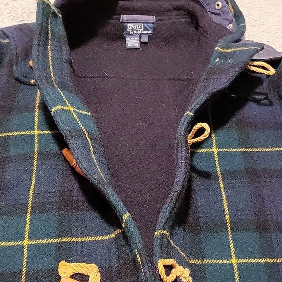 Polo Ralph Lauren Men Plaid Trench Coat - Small - Picture 9 of 9